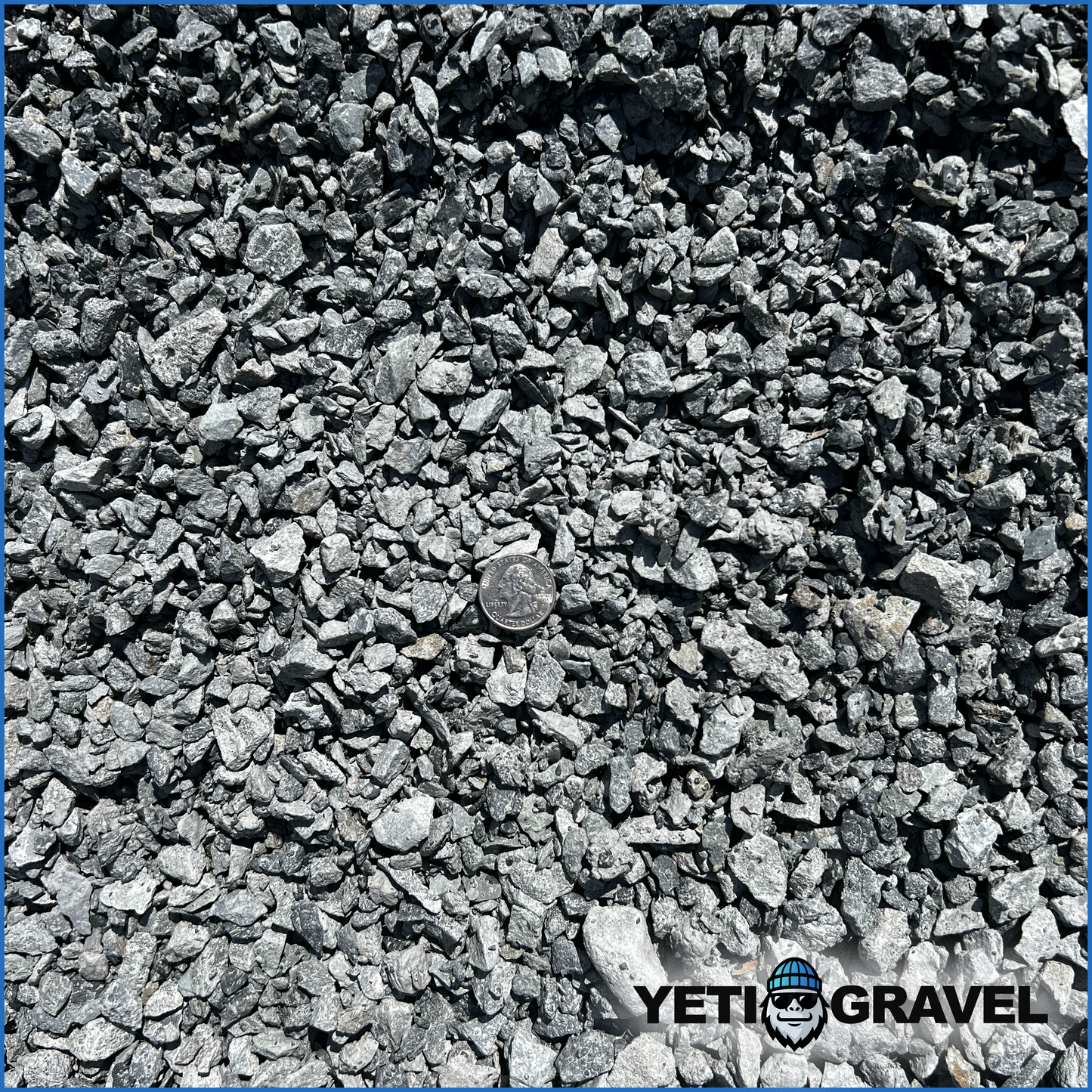 Blue Granite Rock ⅜"
