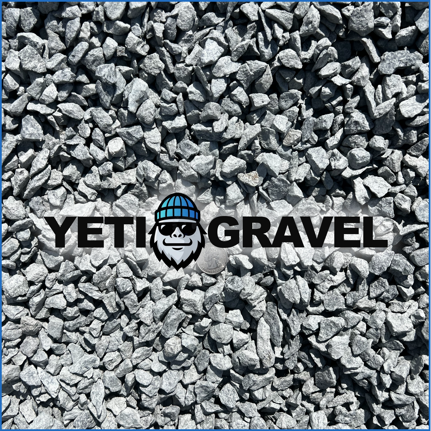 Blue Granite Rock ¾"