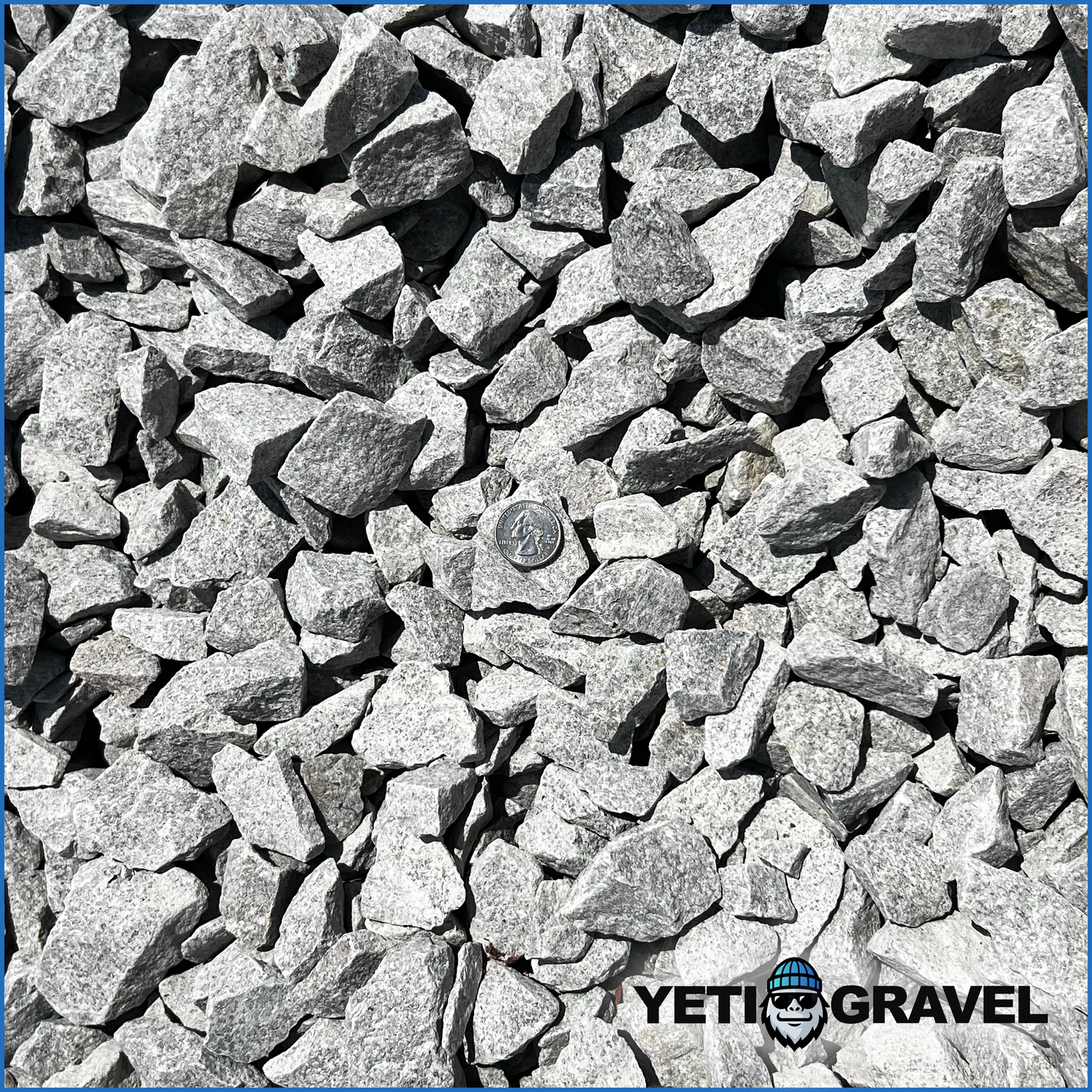 Gray Granite Rock 1.5"